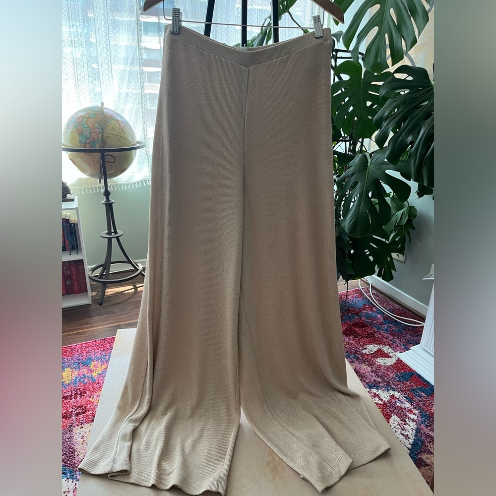 Wide Leg Knit Pants